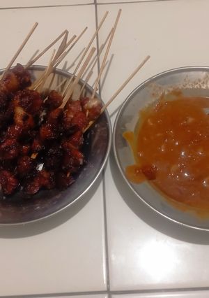 Foto resep Sate kambing sederhana