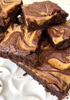 Foto resep Marble Cheese Brownies