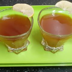 A picture of Bengali Lebu Cha or Lemon Tea.