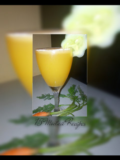 A picture of Mango Smoothie nd Mocktail(Easy way).