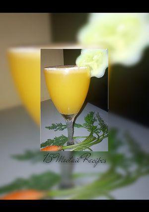 A picture of Mango Smoothie nd Mocktail(Easy way).