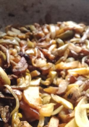 A picture of Parwal aloo fry.
