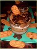 Biscuit pudding with dulce de leche