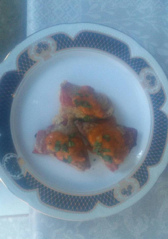 Una foto de Pimientos rellenos de morcilla 