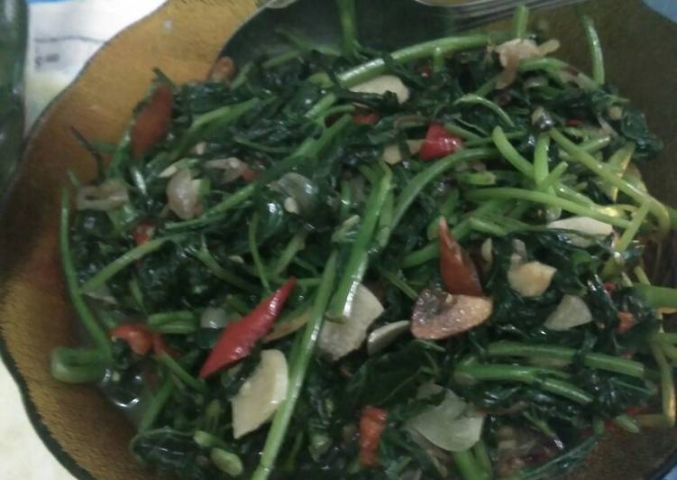Resep Tumis Daun ketela Rambat yang enak