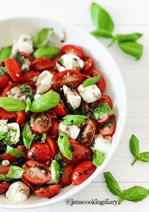 A picture of Caprese Salad.