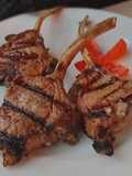 Costeletas de Borrego grelhadas