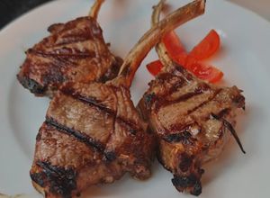 Foto de Costeletas de Borrego grelhadas