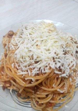 Foto resep Spageti pedas sederhana