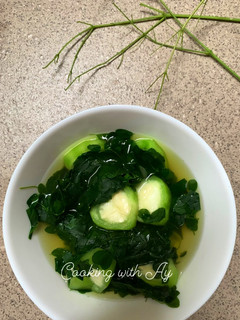 Foto resep Sayur daun kelor + gambas