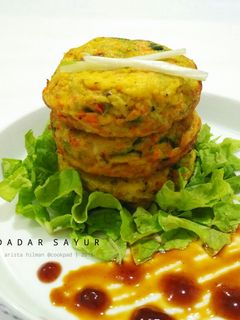 Foto resep Telur Dadar Sayur