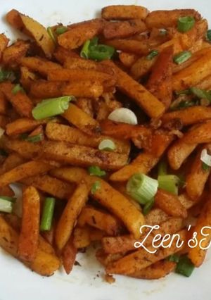 A picture of Chilli Garlic Fries.