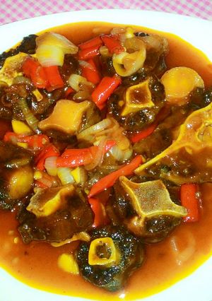Foto resep Buntut Bakar Asam Manis