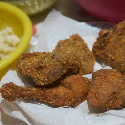 Pollo Crujiente Estilo KFC Receta de Ana Angel- Cookpad