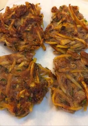 Hình của món Bánh tép, khoai lang chiên.