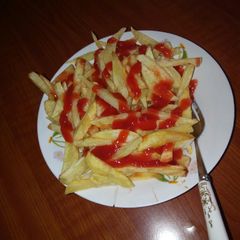 A picture of Fresh fries.
