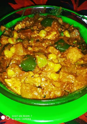 वेज कोल्हापुरी (Veg kolhapuri recipe in hindi) रेसिपी मुख्य फोटो