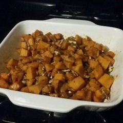 Glazed Sweet Potato with Pecans A picture of Glazed Sweet Potato with Pecans.