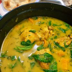 A picture of Coconut Milk Chicken with Sweet Potatoes.