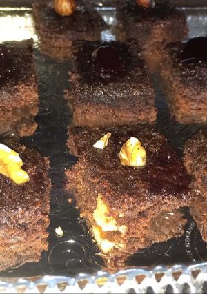 صورة لوصفة براونيز بنكهة القهوة وعين الجمل
