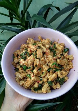 Foto resep Sambel goreng tempe kemangi bumbu rebon #5resepterbaruku