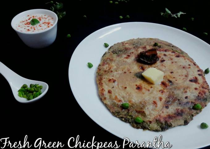 Hare Chane ka Paratha