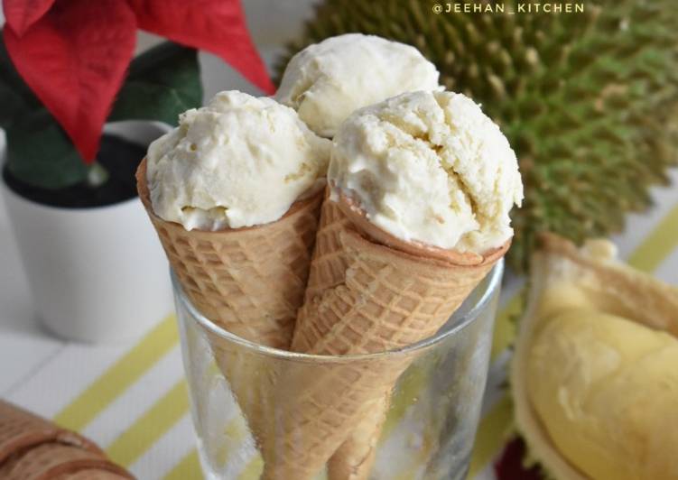 Resepi Durian Ice Cream Durian Yang Cepat Aneka Resepi Enak