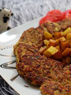 عکسی از دستور کتلت لوبیا 🌱