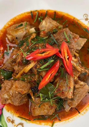 รูปของ ผัดเผ็ดซี่โครงหมู