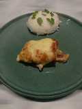 Arrollado de pollo, relleno