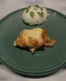 Arrollado de pollo, relleno