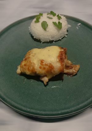 Una foto de Arrollado de pollo, relleno