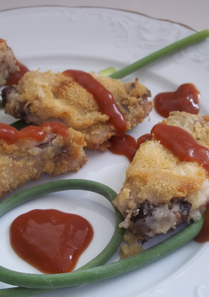 Una foto de Alitas de pollo crujientes al horno