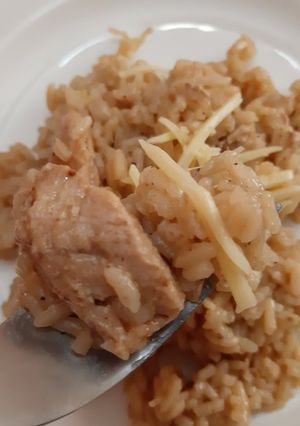 Une photo de Riz au poulet 🍴🍚