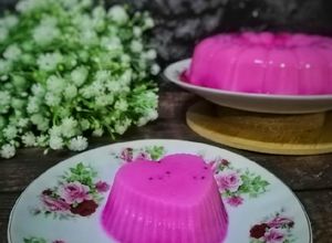 Gambar Agar-Agar Buah Naga Cinta Bersemi