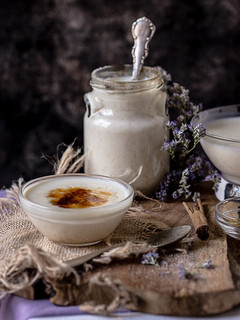 Una foto de Arroz con leche asturiano