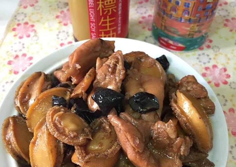 Semur Ayam,abalone dan jamur kuping / man kai,pau yi&amp;wan yi