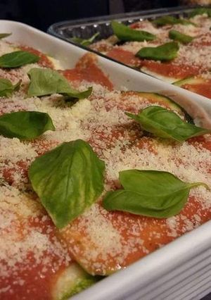 Una foto de Lasagna de zucchini (sin harina)