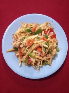 Foto resep 448) Tumis Kembang Duren (Durian)