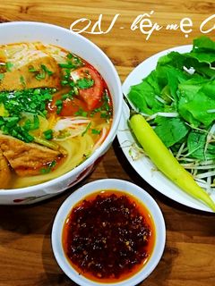 Hình của món Bún chả cá Quy Nhơn.
