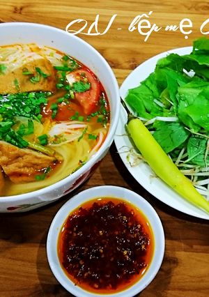 Hình của món Bún chả cá Quy Nhơn.