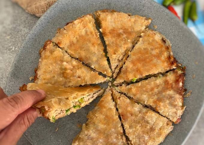 Anti Ribet, Bikin Martabak Daging Keju simple Bunda Pasti Bisa