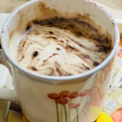 A picture of Restaurant style Hot cofee.