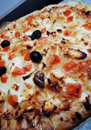 Une photo de Pizza chèvre/miel