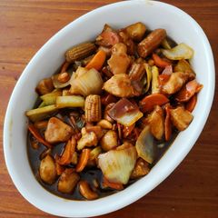 A picture of Kung Pao Chicken 😙😄.