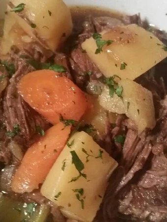 Easy Way Make Recipe Pot Roast that is Can Pamper Your Tongue, So Delicious}