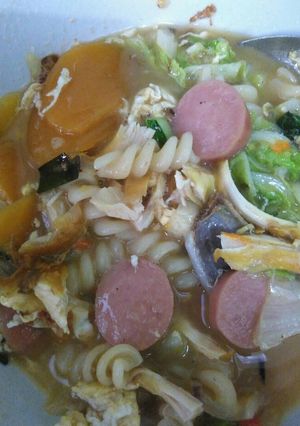Foto resep Seblak Ayam Sosis