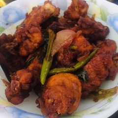 A picture of Chicken 65.