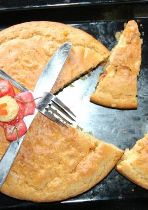 A picture of Healthy tomato cake.