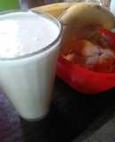 Licuado de yaka con plátano